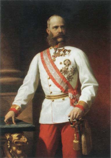 Eugene de Blaas kaiser franz josef l of austria in uniform